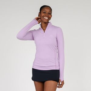 Rhoback "The Petunia" 1/4 Zip Pullover Women's Size Medium Pink Golf Top